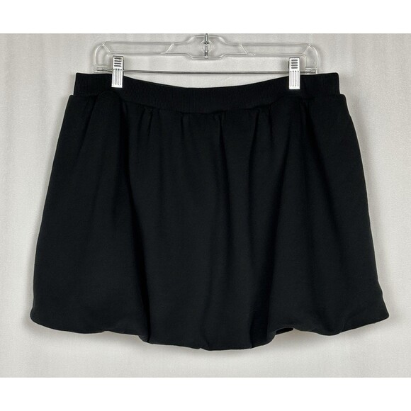 OFFLINE By Aerie Women’s Size Large Cloud Fleece Bubble Skort Black - Picture 3 of 11
